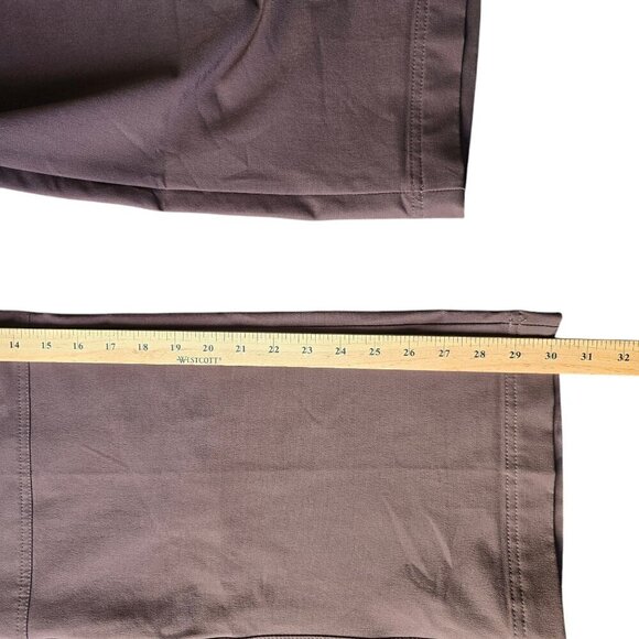 High waisted cargo straight leg Brown women’s Pant. Size Large - Picture 7 of 8